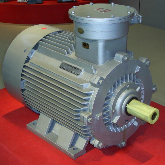 YE3-160M1-2防爆电机45°角实拍